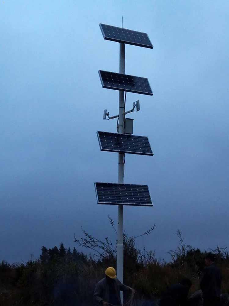 供应四川地区可用森林防火太阳能监控供电系统