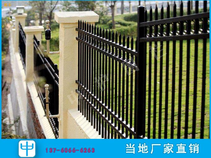 中山电力设备厂围墙护栏生产免焊接锌钢围栏
