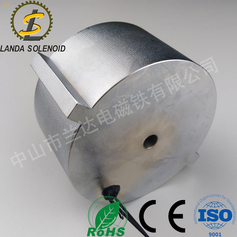 直流圆形电磁铁强力300公斤吸盘电磁铁H12050