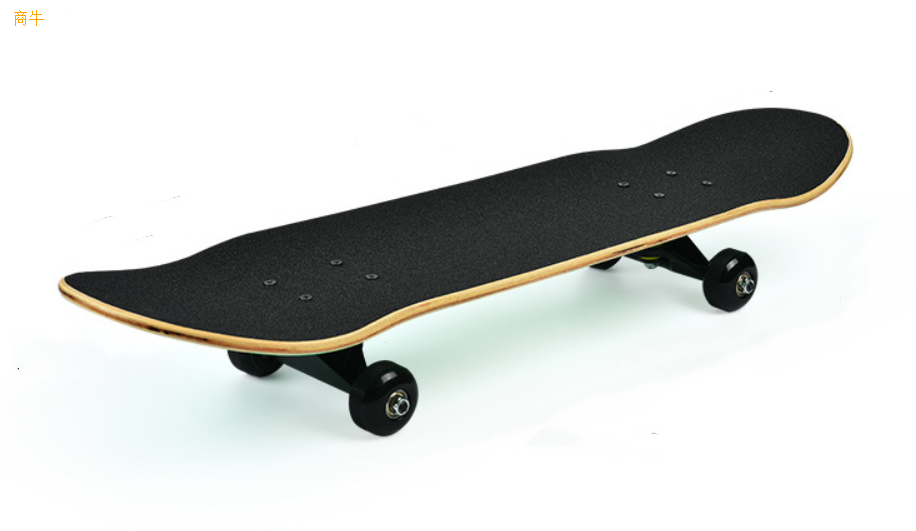 正东四轮枫木滑板金刚砂面双翘刷街滑板