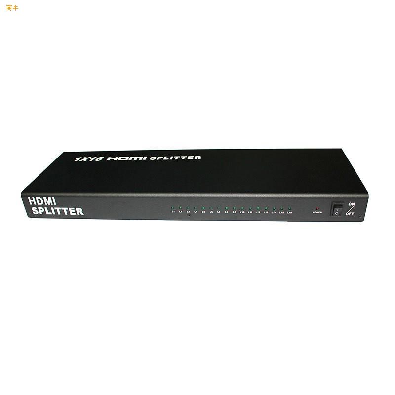 HDMI1分16分配器HDMIsplier原装工程版高清1080P3D