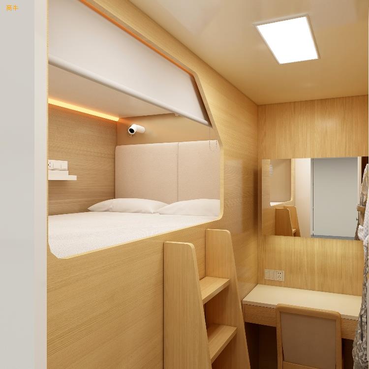 太空舱睡眠床胶囊舱组合房双层床