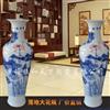 景德镇陶瓷花瓶摆件客厅手绘仿古珐琅彩山水花鸟瓶新中式装饰瓷器